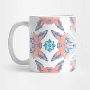 Pastel Fox Pattern Mug